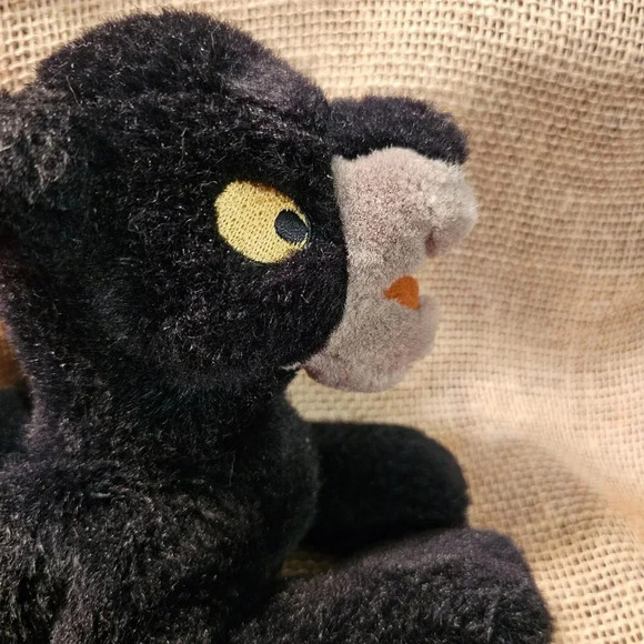 Vintage Walt Disney Company The Jungle Book Bagheera Plush. 18" L w Tail x 6" H - Picture 5 of 11